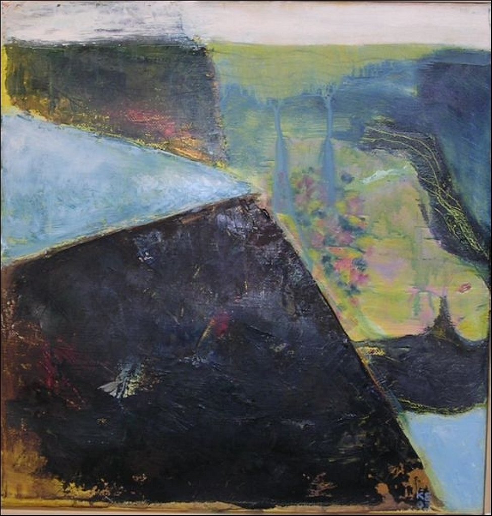 Længsel 37x37cm, værk af Kunstner 1